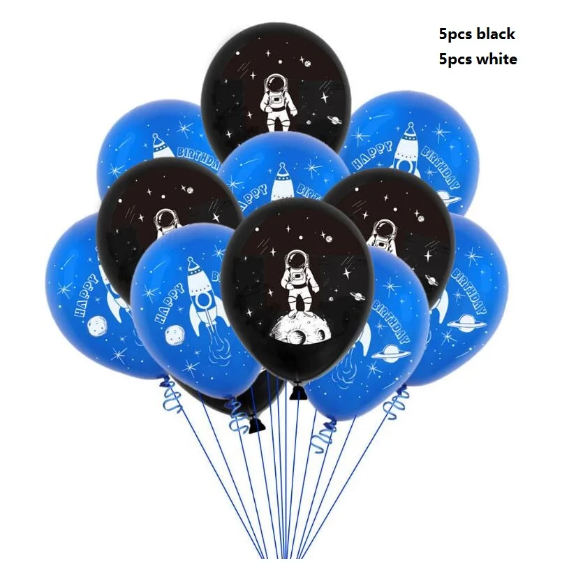 10 шт./лот космические ракеты космический астронавт с днем рождения игра
