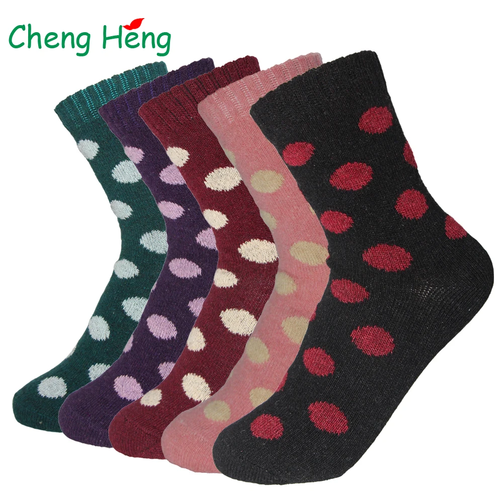 Женские теплые носки из кроличьей шерсти сезон весна осень зима дышащие мягкие