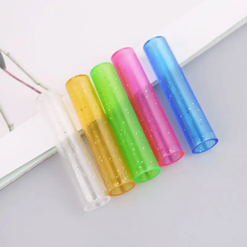 

6Pcs 4.5cm Plastic Pencil Cap Cover pen Protector extend Supplies School