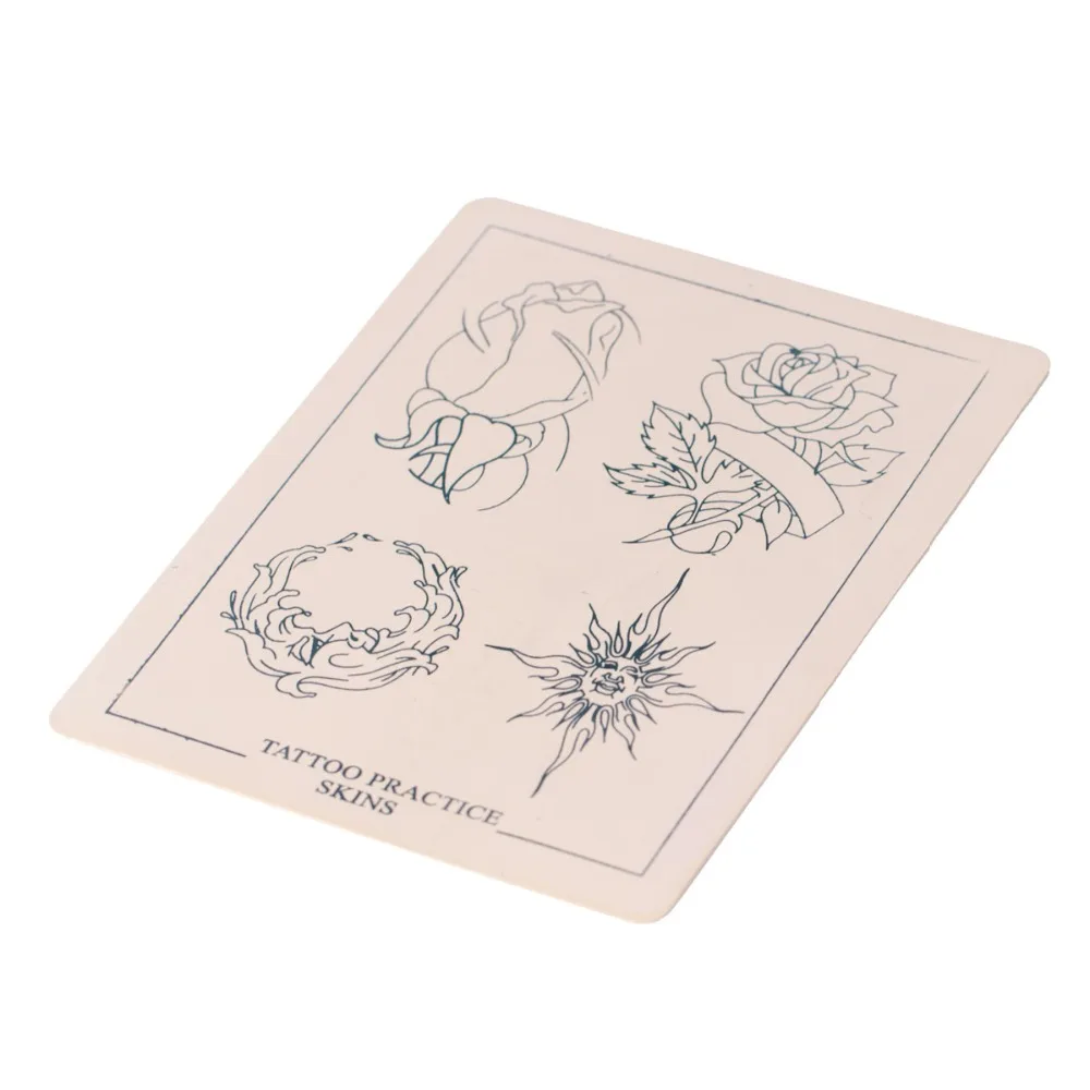 1 шт. Профессиональный цветок тату практика кожа для перманентного макияжа