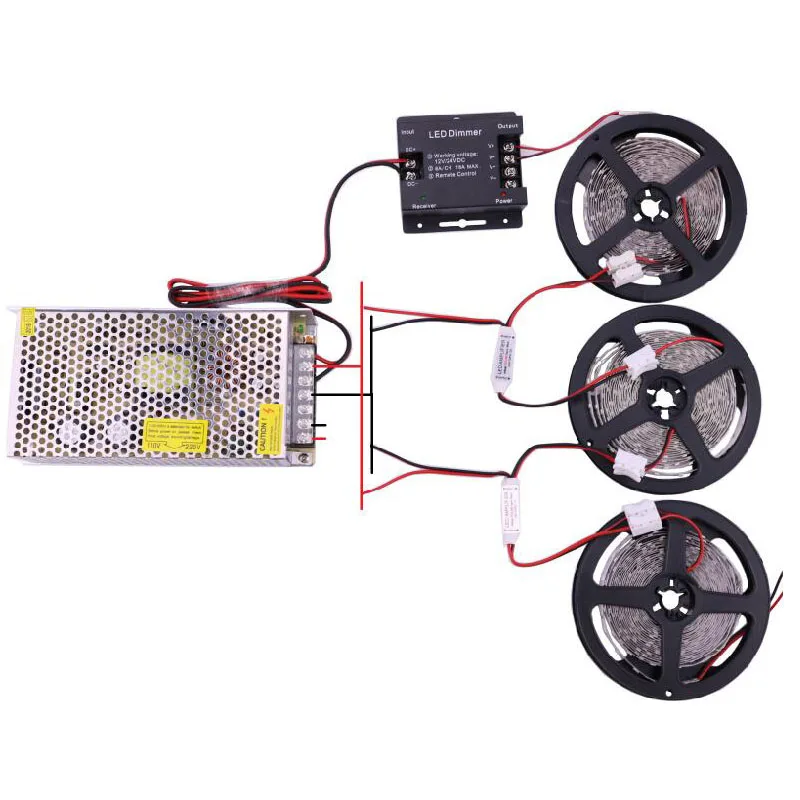 Светодиодная лента 5630 SMD с регулируемой яркостью 60 светодиодов/м 5 м 10 15 комплект 6