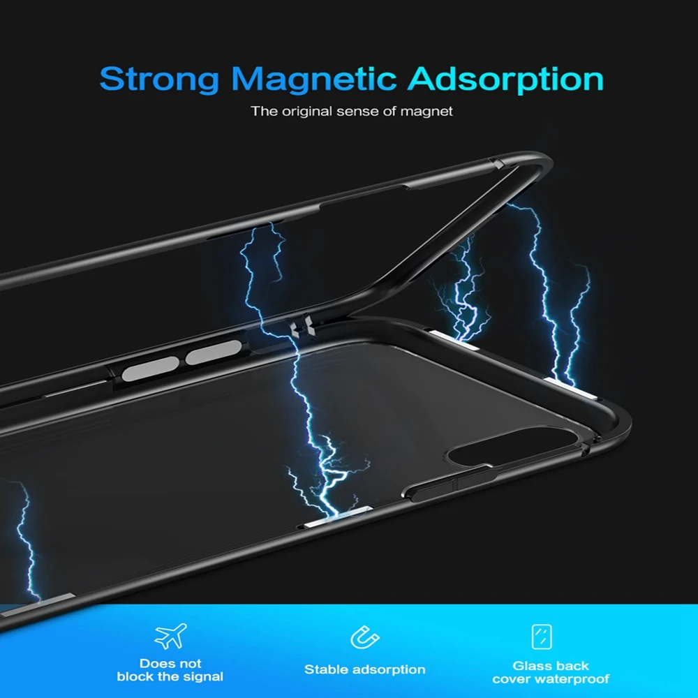 FLOVEME Магнитный адсорбционный чехол для телефона samsung Galaxy A70 A50 A30 A20 S10 S9 S8 Plus Note 9 8 из