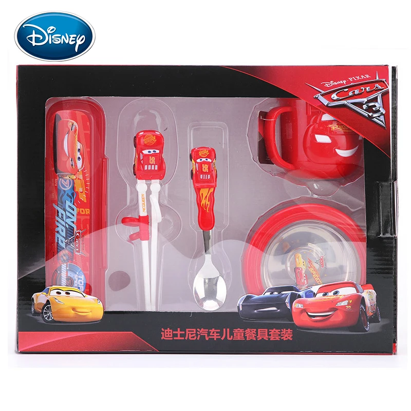 Disney детская столовая посуда нержавеющая сталь детский набор ложка и вилка