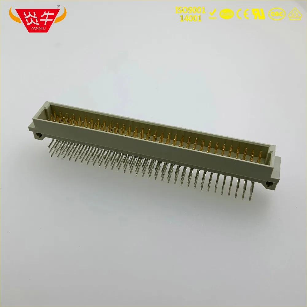 396 DIN41612 DIN разъем 710-1100-3196-R 3*32P 96PIN мужской правый Угловые булавки европейская розетка 9001-11961COOA NEXTRON OUPIN