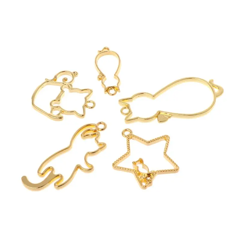 14 шт./компл. сделай сам металлический каркас из эпоксидной смолы для кошек