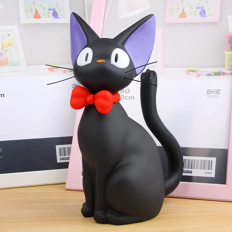 22.5 см Studio Ghibli Миядзаки Кики Услуги Кот ПВХ фигурку Игрушечные лошадки Копилка Home