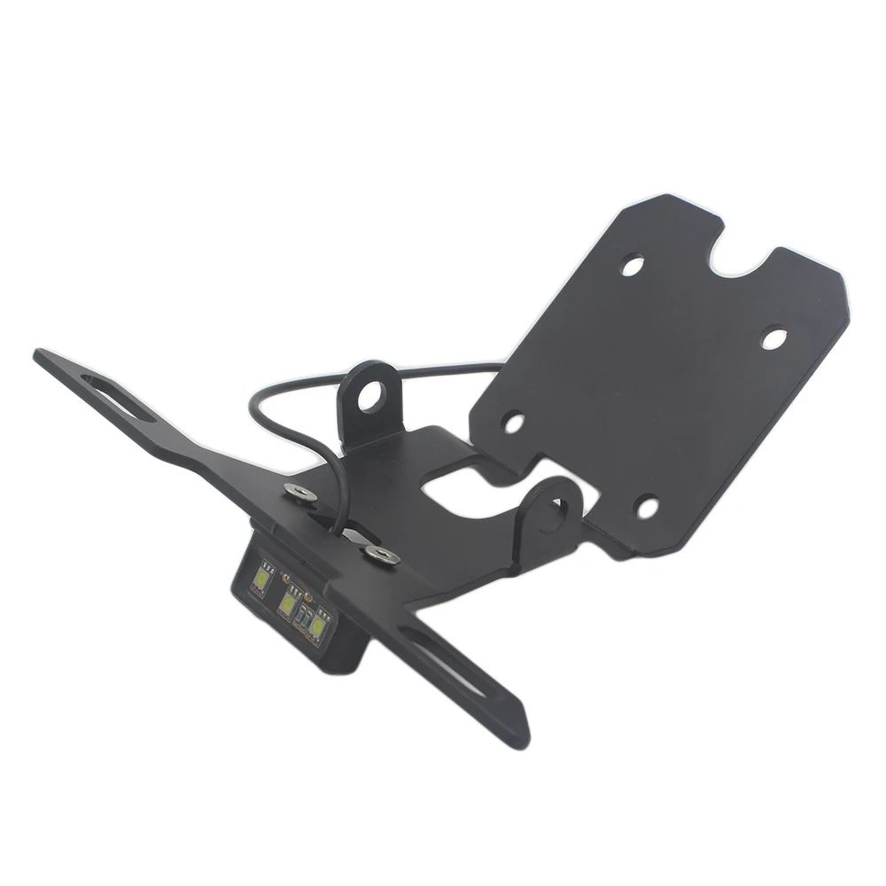 

License Number Plate For Yamaha YZF-R15 V3 YZF R15 V3 Rear License Registration Plate Tail Frame Holder Bracket With LED Lights