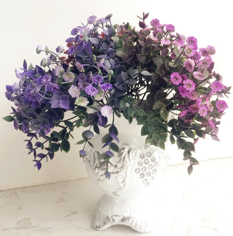Искусственный цветок Babysbreath 10 шт. пластмассовый гипсофил для свадебного букета