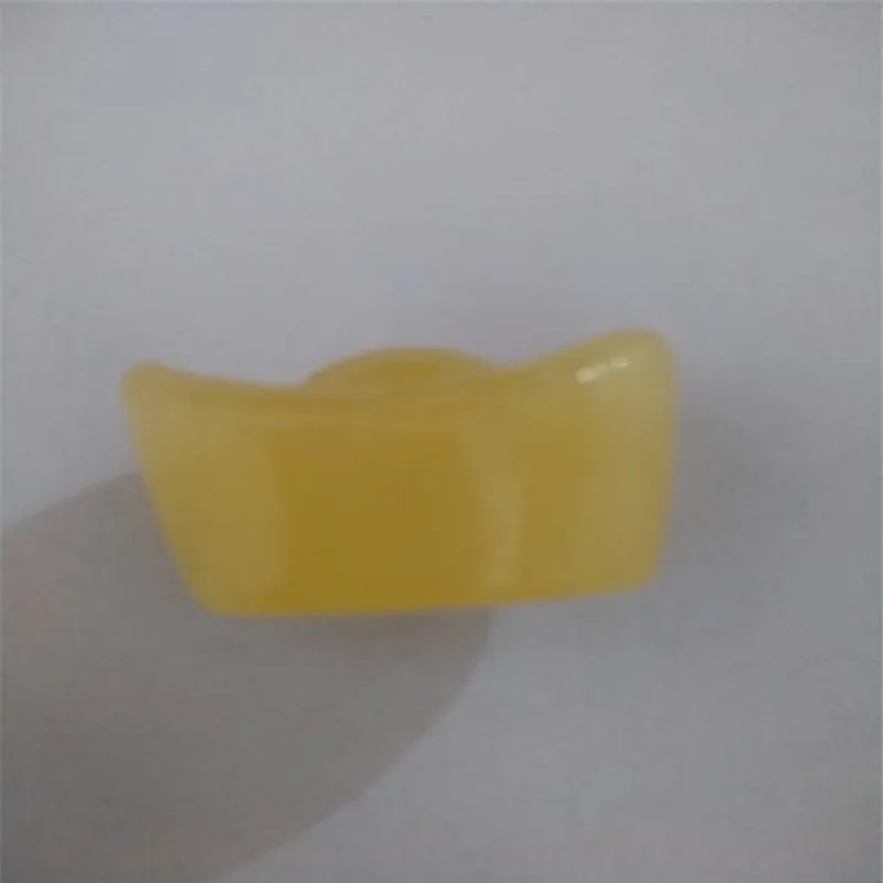 

3pcs Natural yellow jade Gold ingot hand carved quartz specimen healing