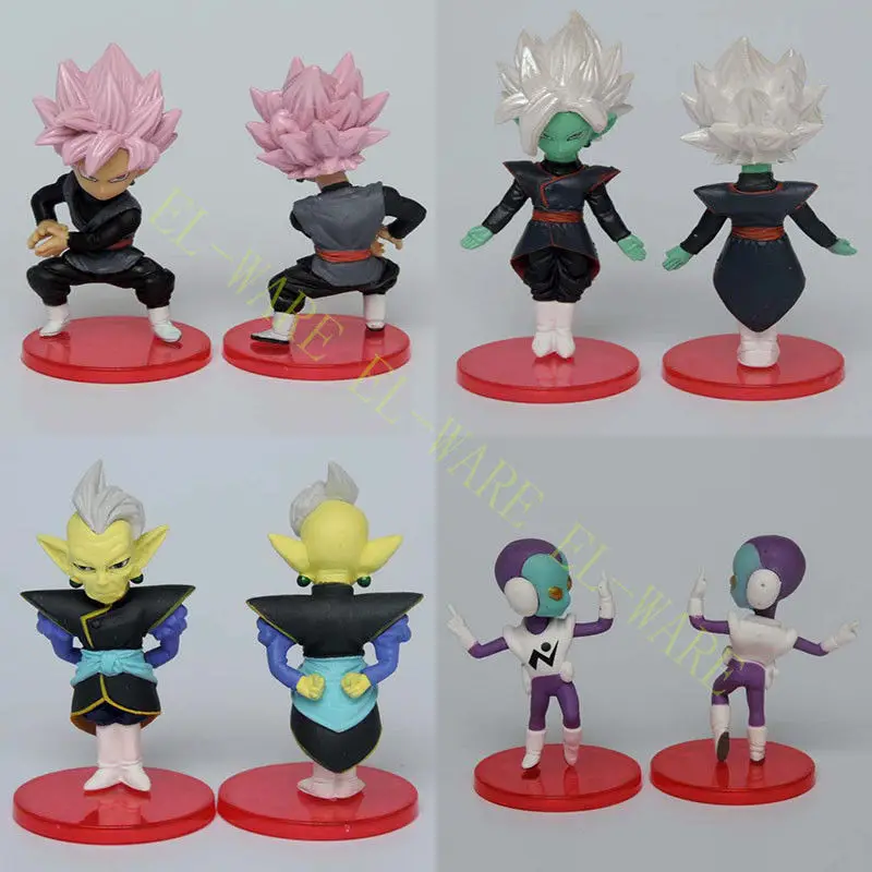 18 шт./компл. Драконий жемчуг Z GokuYamcha Puar Bulma Rosh 5 8 см мини милый ПВХ фигурка торт