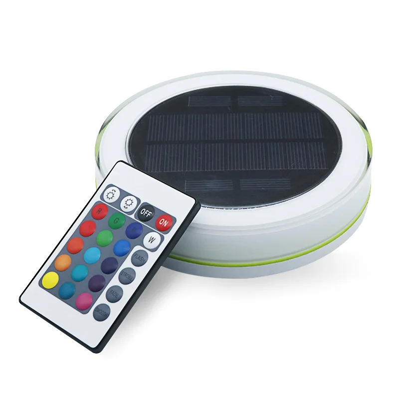 SZYOUMY светодиодный подводный RGB фонарь солнечной энергии Пруд Открытый для бассейна, погружаемый в воду водонепроницаемый декоративный светодиодный фонарь пульт дистанционного управления
