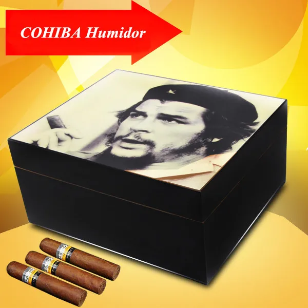 CHE Guevara классический стиль кедровая древесина для хранения сигар в шкафу коробка