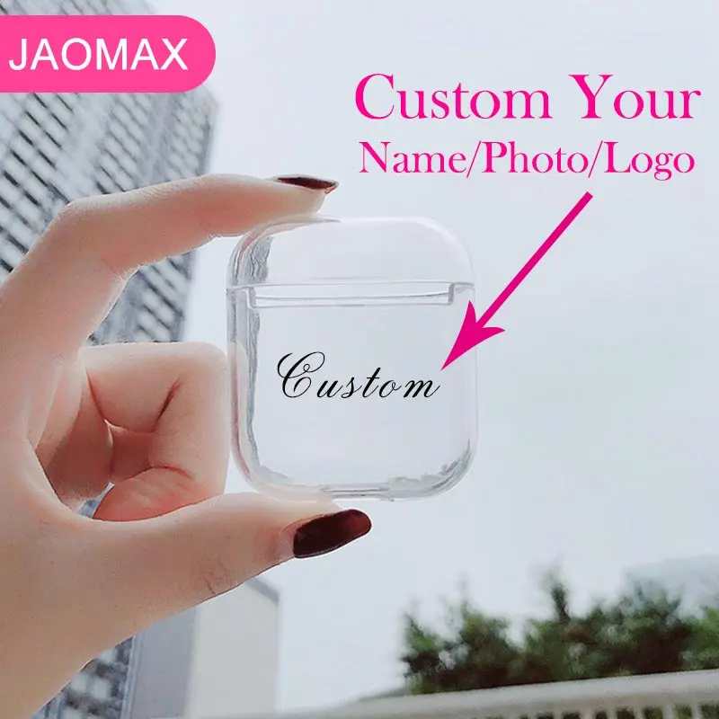 Jaomax жесткий чехол с милым именем на заказ для Airpods Pro персонализированные чехлы для наушников