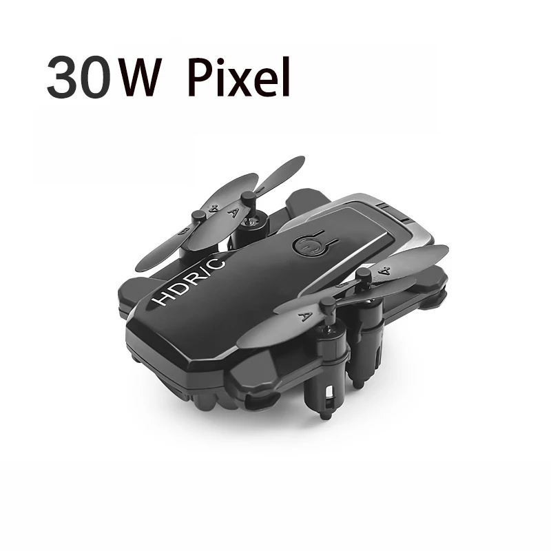 30W pixel Супер Мини 13*13 см трехцветный складной Дрон HD Антенна четыре оси самолета дистанционного управления самолета Детские игрушки - Цвет: 30W pixel