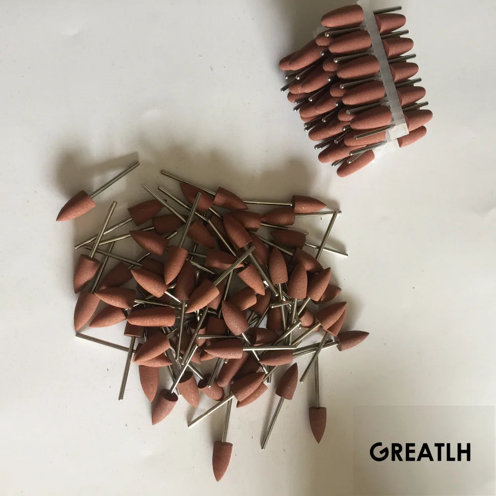 100 шт стоматологическая силиконовая резина Полировальные Алмазные Шлифовальные