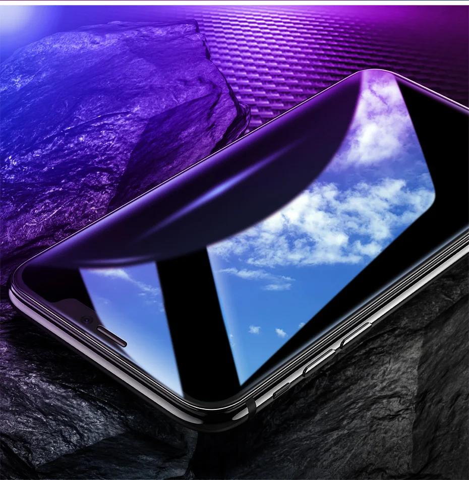 HOCO Новинка для Apple iPhone XR Full HD закаленное защитная стеклянная пленка для экрана Защитный клей 3D полное покрытие защита экрана