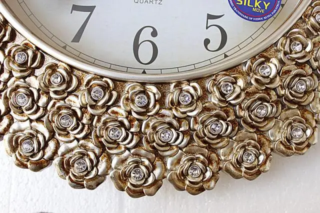 Ремесла искусства украшения дома большой европейский роскошный дом часы круглые