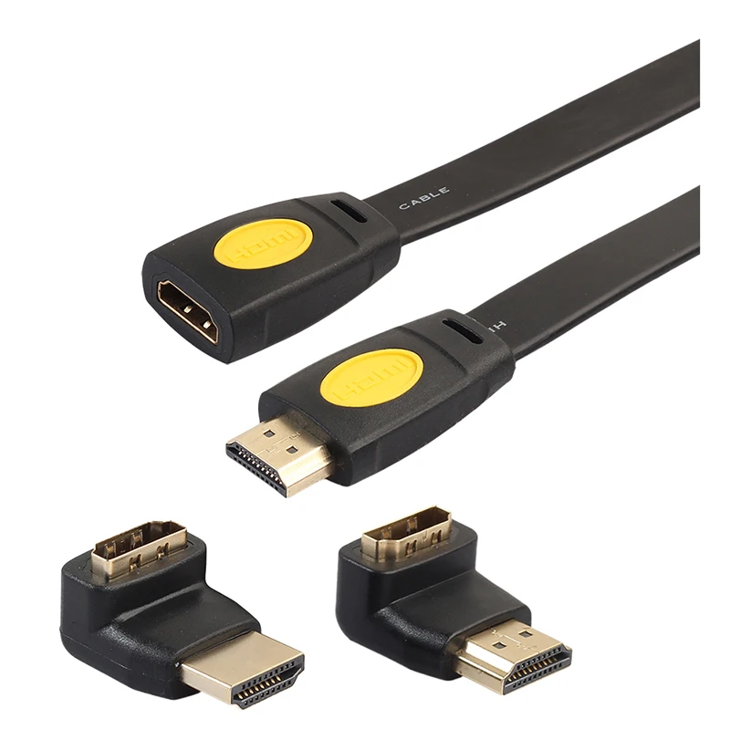 1 комплект Мужской Кабель Удлинитель на Женский HDMI 4 К 2.0 advanced кабель для HD ТВ ЖК