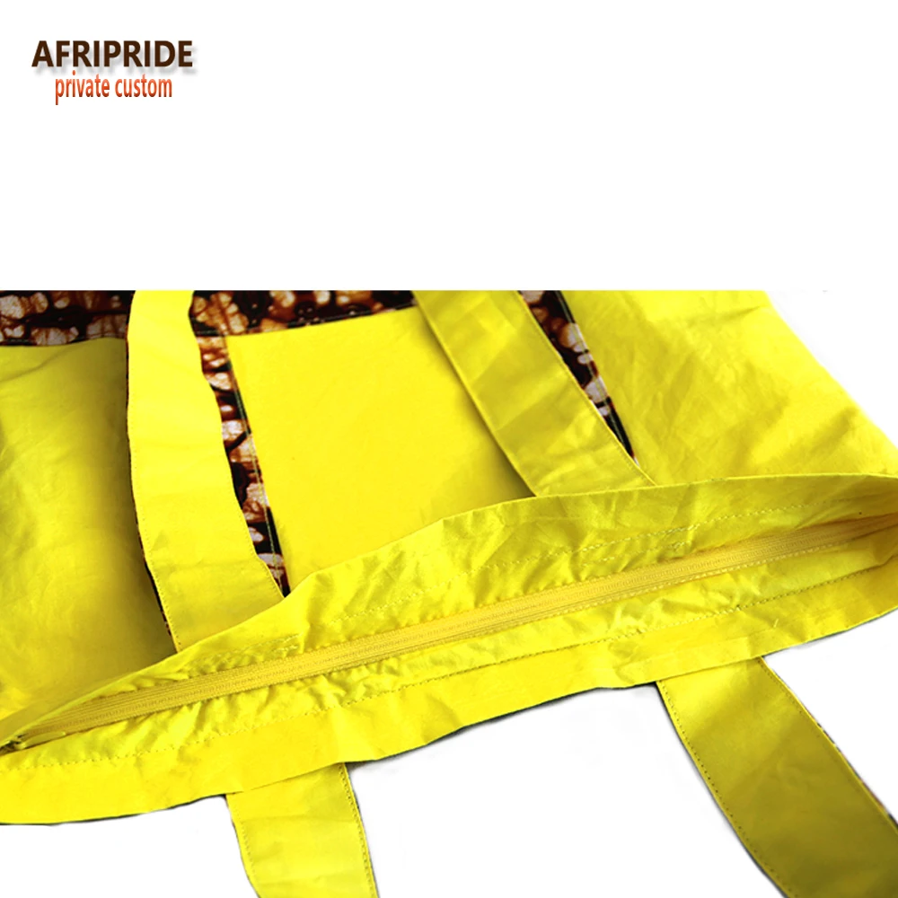 Африканская восковая сумка с принтом для женщин AFRIPRIDE 30 см * 35 повседневная