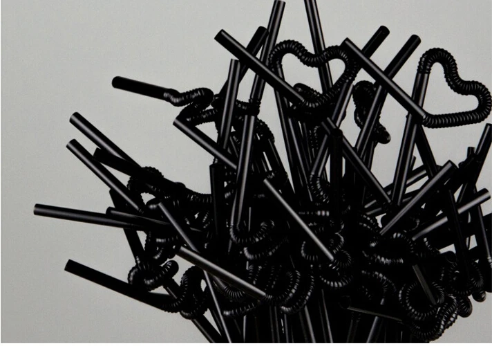 Creative Disposable Milk Tea Straw Kitchen Bar Art Drinking KTV Fruit Juice Free Shipping | Дом и сад