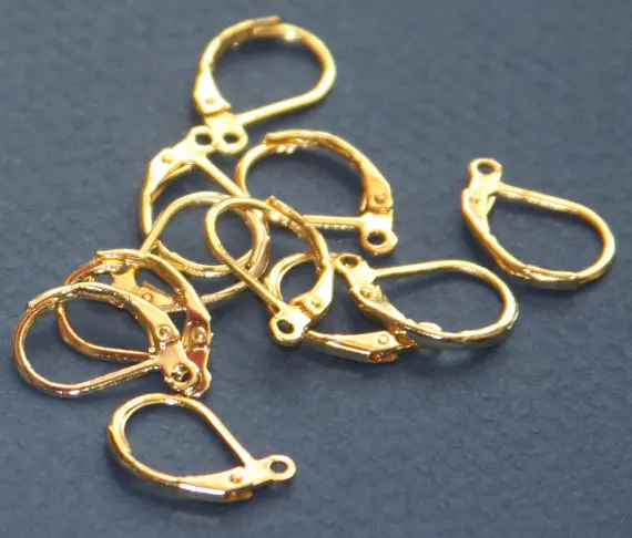 200 антикварные серебряные серьги с родиевым покрытием и застежкой липучкой 10x16 мм