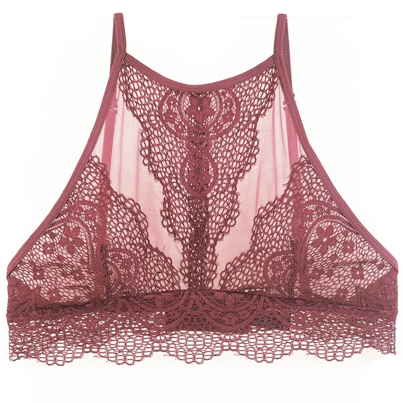 Бюстгальтер для девочек летний пикантный прозрачный бюстгальтер без косточек