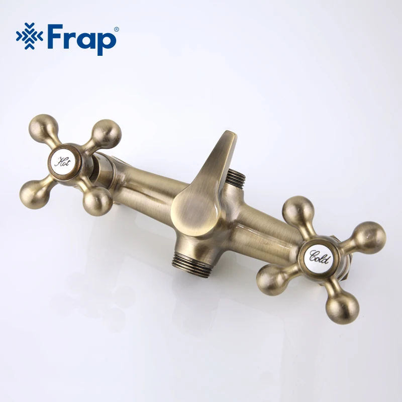 Frap античный латунный бронзовый душевой набор насадка и ручной душ ванная комната