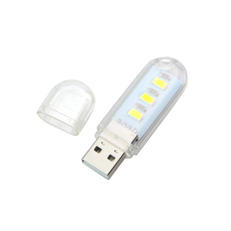 20PCS USB LED Book Lights 3LEDs SMD 5630 5730 Camping Light Led Bulb Reading Night For PC Laptop Notebook Power Bank | Освещение