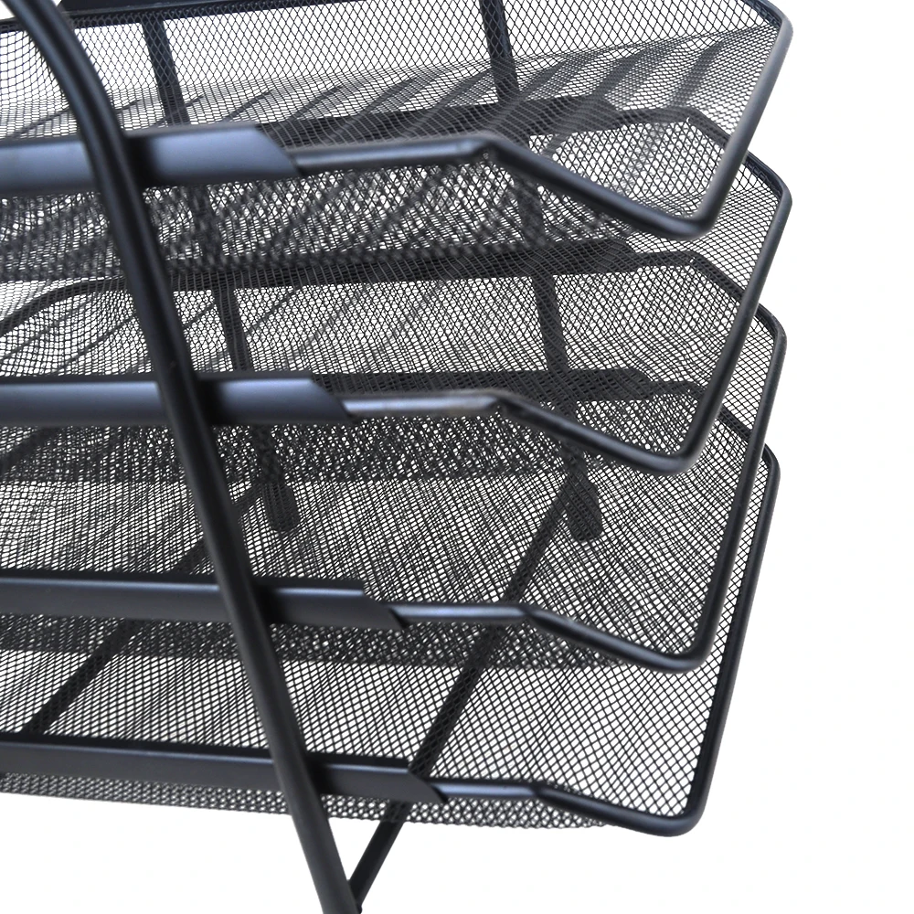 Четырехъярусный держатель полка для файлов документов букв бумажный лоток