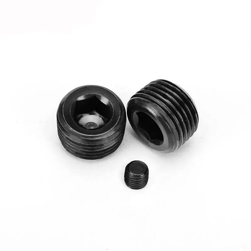 1/16 &quot1/8&quot 1/4 &quot3/8&quot 1/2 &quot3/4&quot 1 &quotNPT Мужской наконечник из углеродистой стали с
