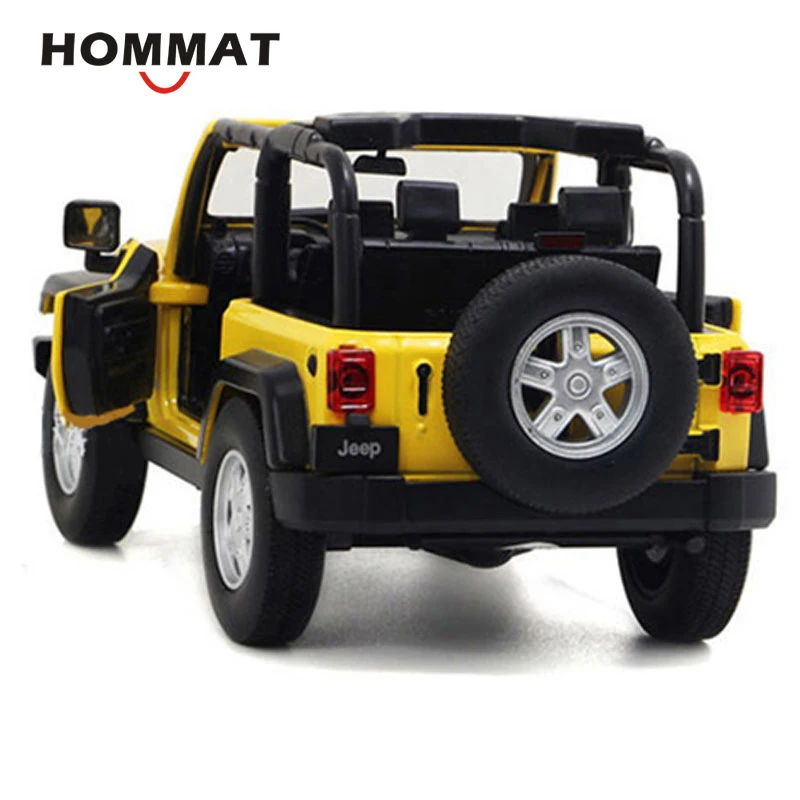 Hommate моделирование 1:24 Jeep Wrangler Rubicon внедорожник автомобиль сплав литья под