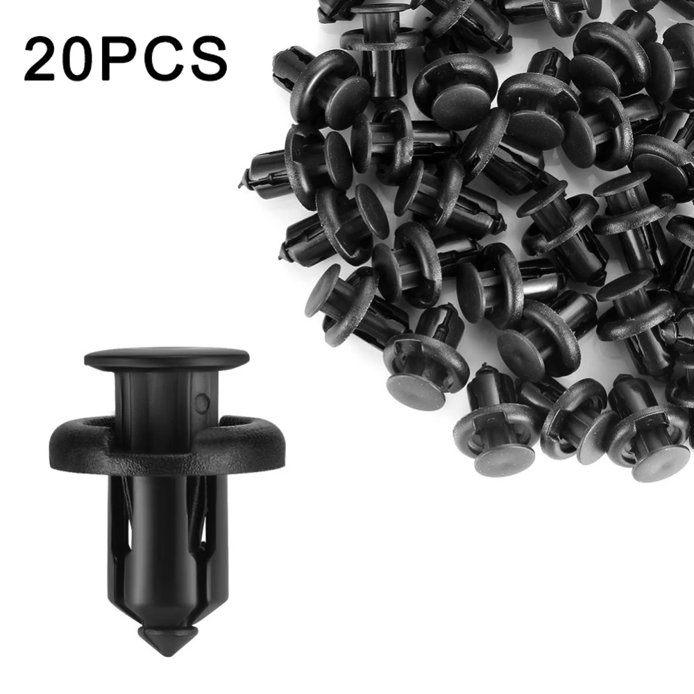 

20pcs Vehicle Plastic Universal Car Bumper Fastener Buckles Car Door Trim Panel Retainer Clips for Car Accessories Automobiles