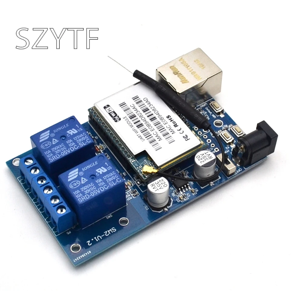 SZYTF SW02 2 way интернет реле дистанционный пульт APP Wi Fi модуль P2P отправить исходный