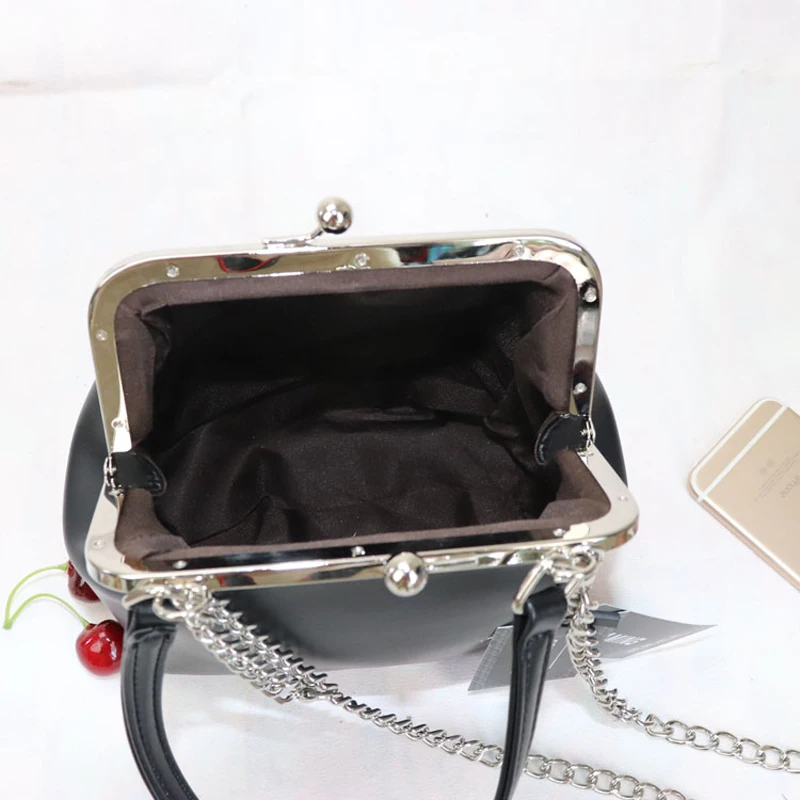 Модные Винтажные Сумки Kiss lock Shell женская сумка из искусственной кожи через плечо