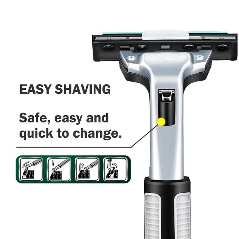 31 шт./компл. Для мужчин Безопасная бритва бритвенная ручка ручного Сменные бритвы