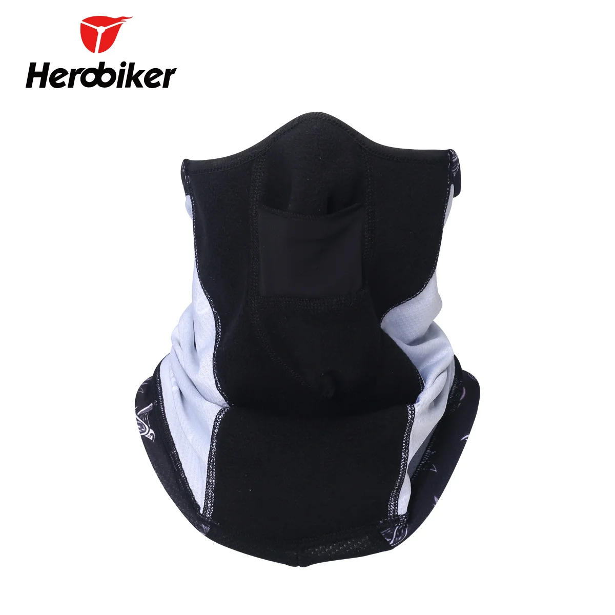 HEROBIKER мотоциклетная маска ветрозащитная черная для лица лыжный велосипедный