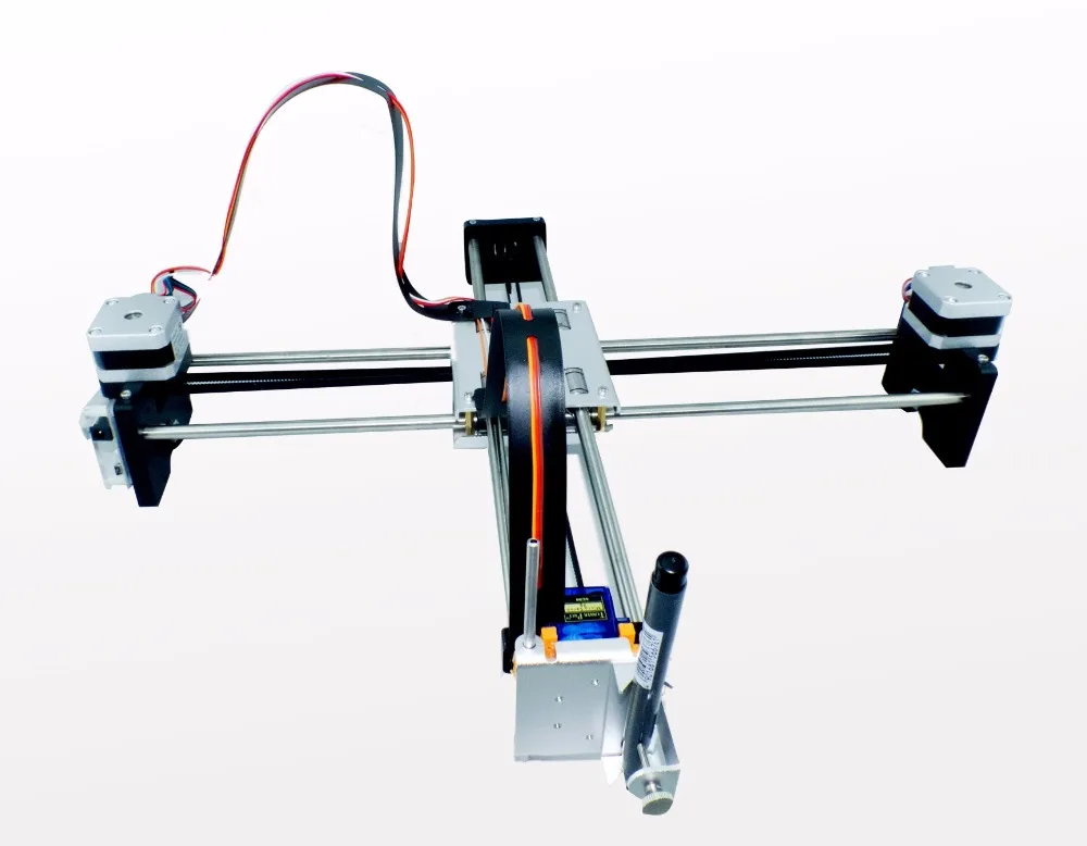 Красочная DIY Металлические DrawBot написанное слово ручка плоттер машина X Y оси robotwriting