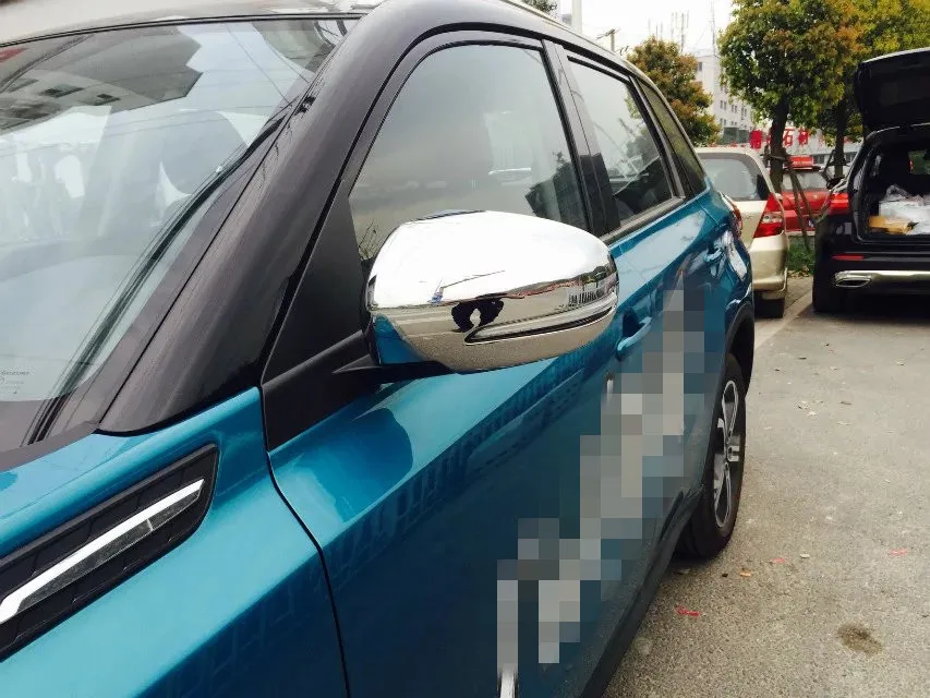 2 шт. фирменный хромированный чехол с отделкой бокового зеркала для SUZUKI Vitara 2016