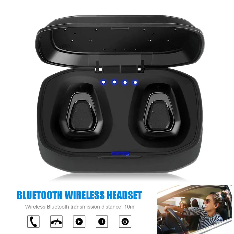 A7 TWS беспроводные Bluetooth наушники V5.0 + EDR настоящие гарнитура стерео Встроенный
