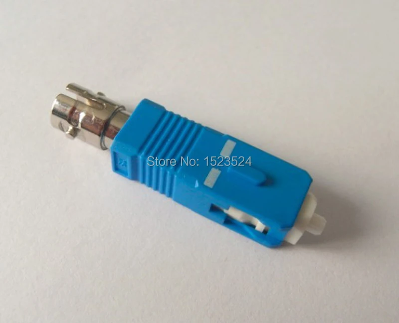 Бесплатная доставка одномодовый Гибридный волоконно оптический адаптер ST мама SC