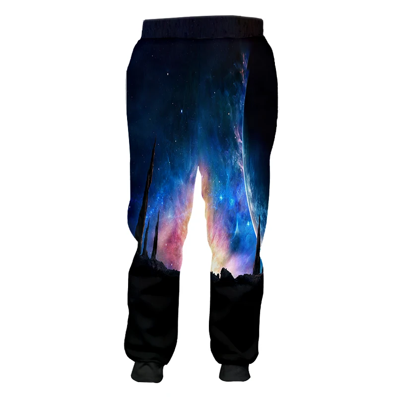

OGKB Man Sweatpants Hot Long 3D Jogger Pants Printed Starry sky Hiphop Oversized Clothes Hombre Spring Sweatpants