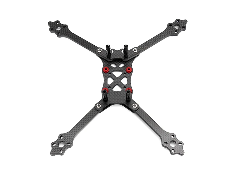 TRANSTEC LASER HD S LITE 224 мм FPV гоночный Дрон Рама 6 мм Arm 7075 алюминиевое гладкое покрытие углеродное волокно 4 в 1 ESC 5 дюймов реквизит