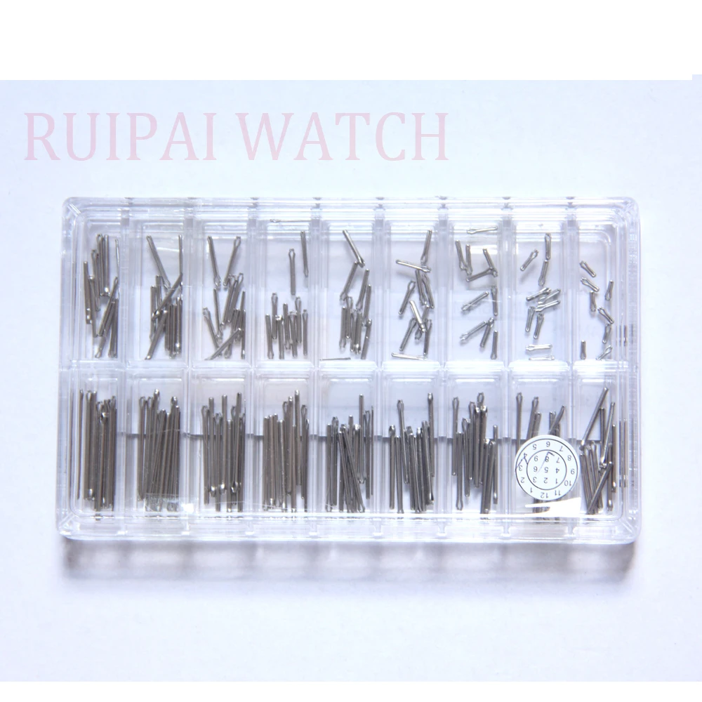 

Watch Bracelet Split Pins Assortment (180PC) Diameter 1.0mm Sizes 4-21mm