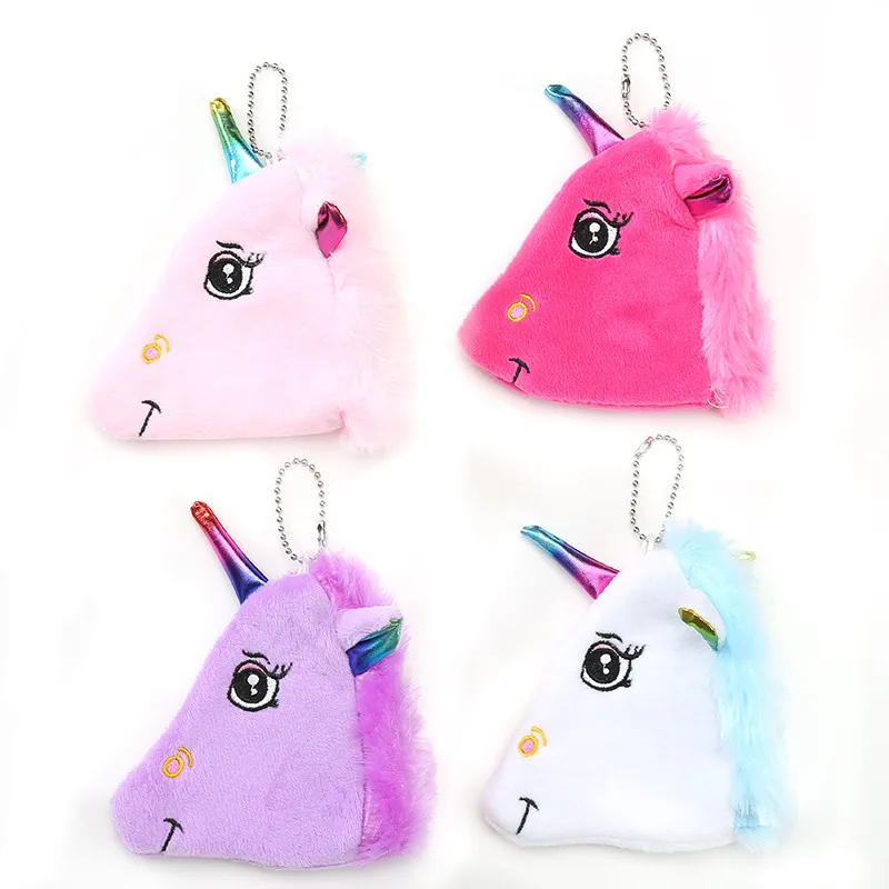 Новый дизайн мультяшный плюшевый Кошелек для монет плюшевая сумка девочек с