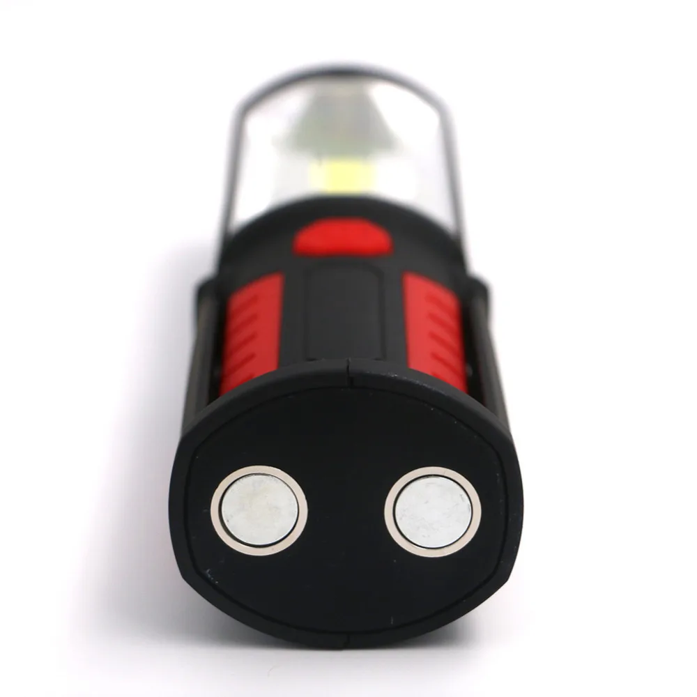 Портативный COB ночной Светильник USB Перезаряжаемый флэш-светильник светодиодный фонарь рабочий светильник лампа для кемпинга со встроенным аккумулятором магнитный крючок