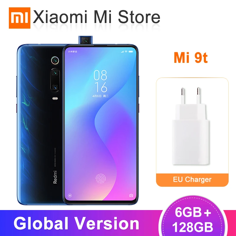 В наличии глобальная версия Xiaomi mi 9 T красный K20 6 GB 128 смартфон 48MP + 20MP 39 &quotAMOLED Snapdragon