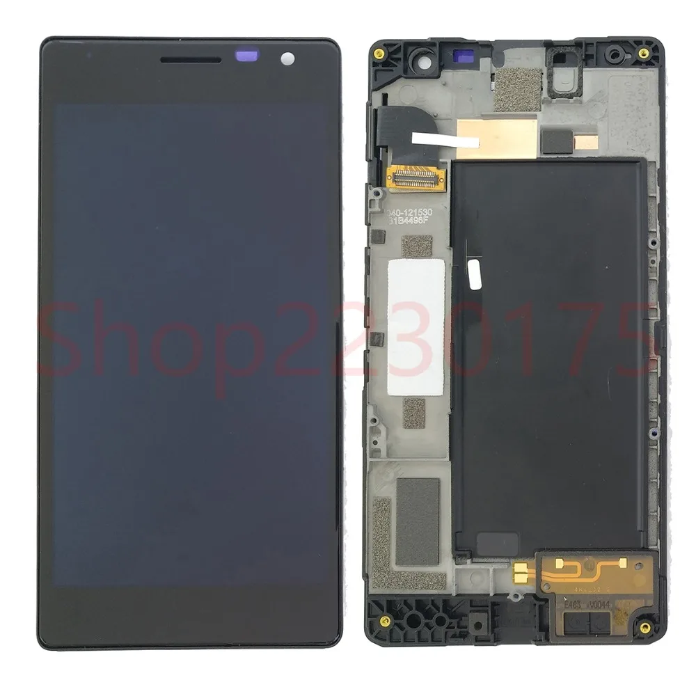 Чехол с подставкой и отделениями для карт для Nokia Lumia 730 735 RM-1038 RM-1039 RM-1040 ЖК-дисплей Дисплей кодирующий преобразователь сенсорного экрана в сборе рамка Запчасти для авто