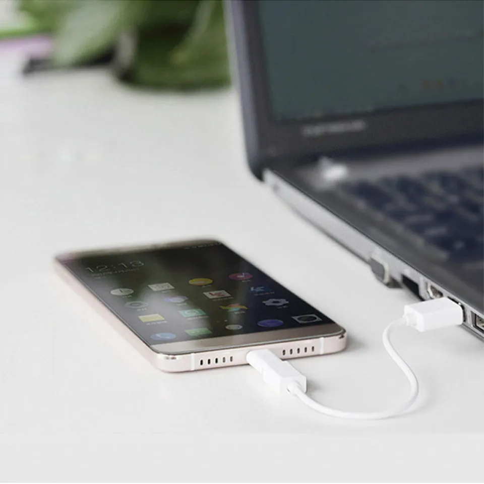 Кабель-Переходник USB C на Micro USB адаптер OTG Тип Кабеля C Зарядное устройство преобразователь для Macbook samsung Galaxy S8 S9 huawei p20 pro p10 USB адаптер