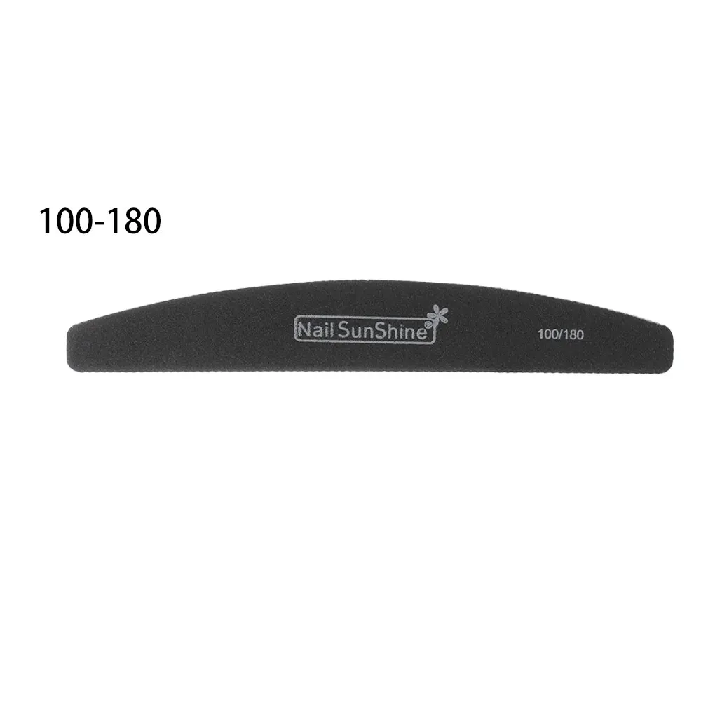 03--100-180-1PC 1 шт. 100/180/240 Пилочки для ногтей шлифовальный буфер Двусторонняя Маникюр Педикюр аксессуары для профессионального ухода за ногтями Красота инструменты - Цвет: 03--100-180-1PC