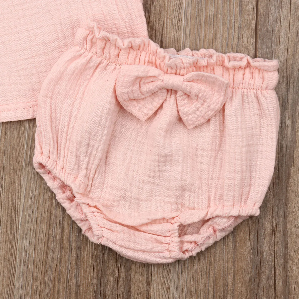 Комплект из 2 предметов однотонные топы на бретелях для маленьких девочек шорты с